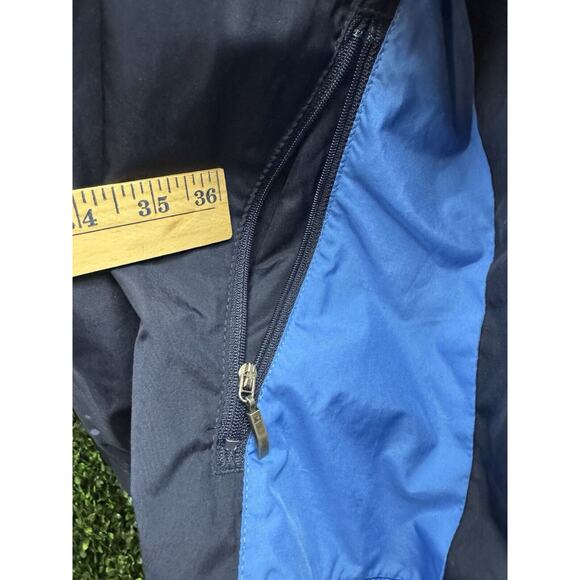 Vintage Starter Windbreaker Jacket‎ Men’s XL Blue Back Pocket - Picture 3 of 11